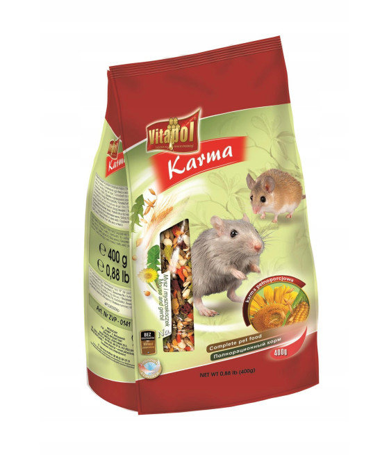 Vitapol karma granulat 0,4 kg mysz, myszoskoczek