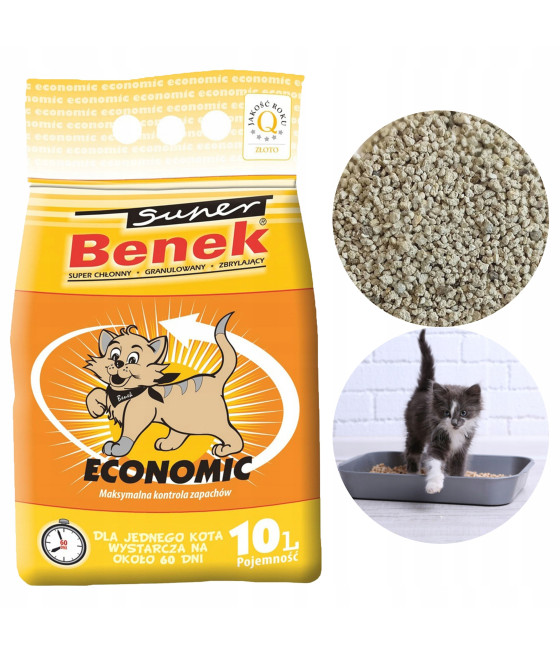 Super Benek Economic Żwirek dla Kota 10l.