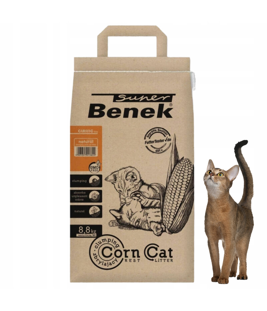 Super Benek Corn Cat żwirek kukurydziany 14L