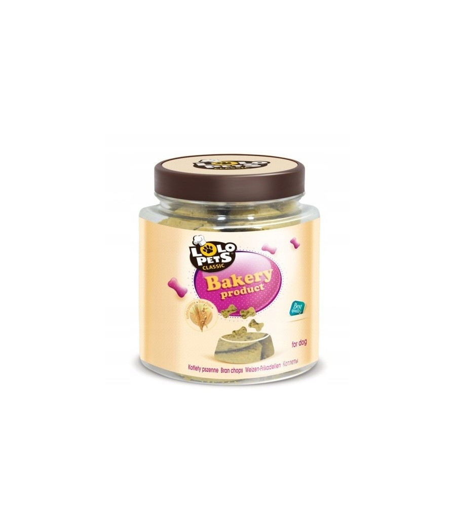 Lolo Pets Classic ciasteczka dla psa w słoiku z otrębami 270g. Lolo Pets Classic ciasteczka dla psa w słoiku z otrębami 270g.