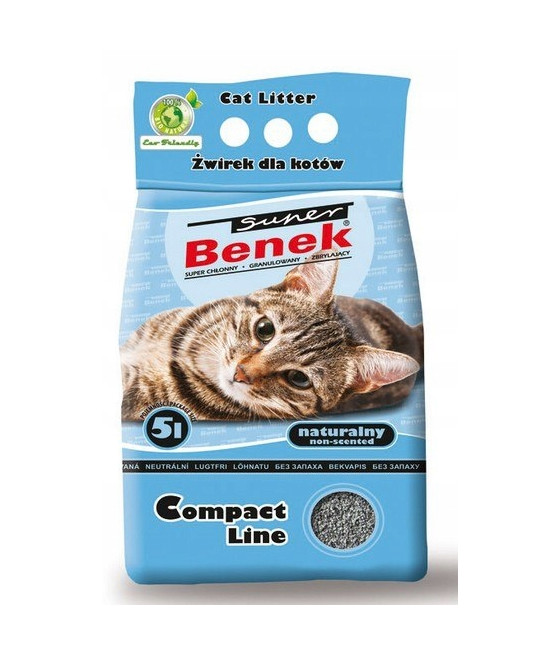Super Benek żwirek bentonitowy 5 l