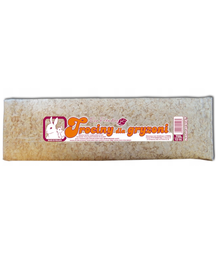 Natural-Vit Trociny dla gryzoni 700g