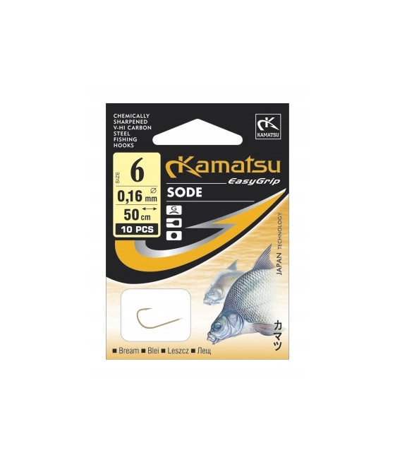 HACZYKI Z PRZYPONEM KAMATSU TOMARU KARAŚ nr6 50cm10szt 520310106