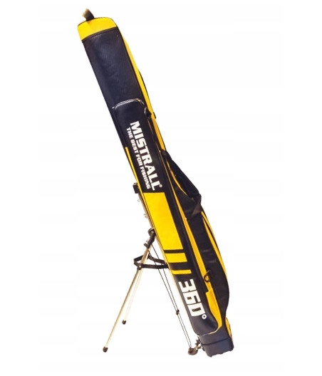 MISTRALL POKROWIEC WĘDKARSKI USZTYWNIANY 3-KOMOROWY 150CM Z NOGAMI - STELAŻ