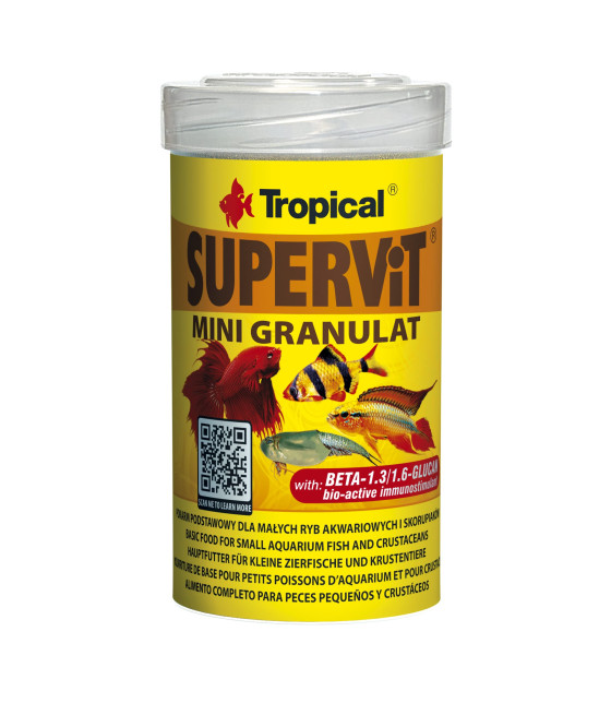 Pokarm dla ryb Tropical Supervit Mini Granulat 65 g
