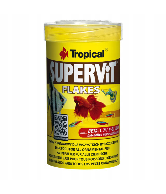 Pokarm dla ryb Tropical płatki Supervit 100ml/20g