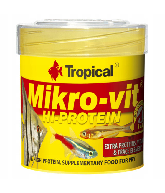 Pokarm dla ryb Mikro-Vit Hi-Protein 50 ml Tropical