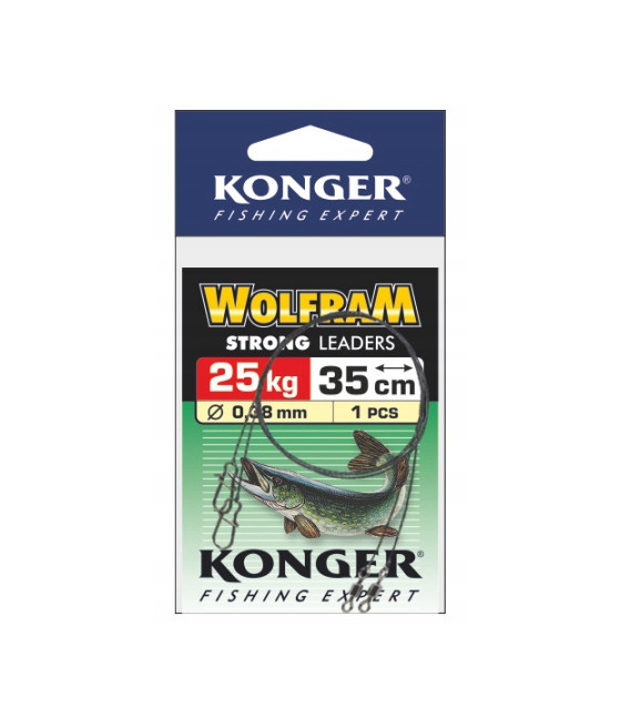 Przypon Konger wolfram 25 kg 35 cm
