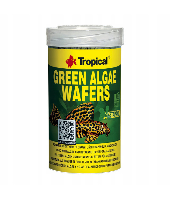 TROPICAL GREEN ALGAE WAFERS PUSZKA 100ml 45G