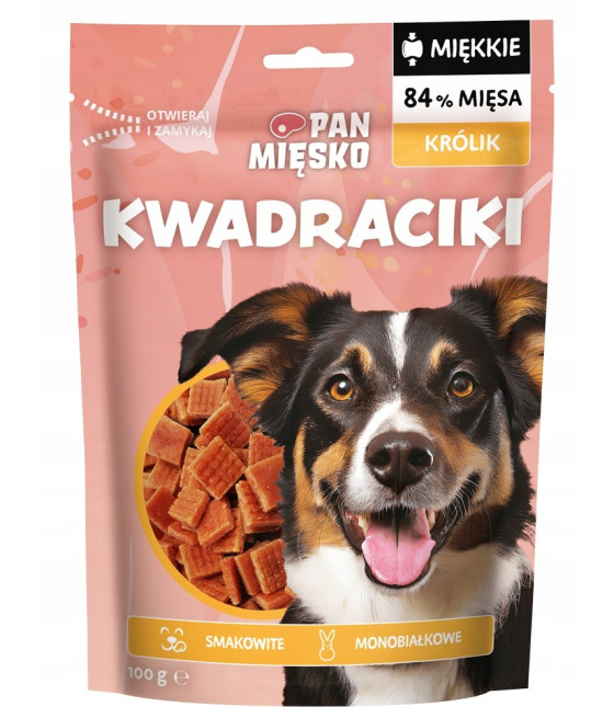 Pan Mięsko przysmak dla psa KRÓLIK przysmak treningowy 100g