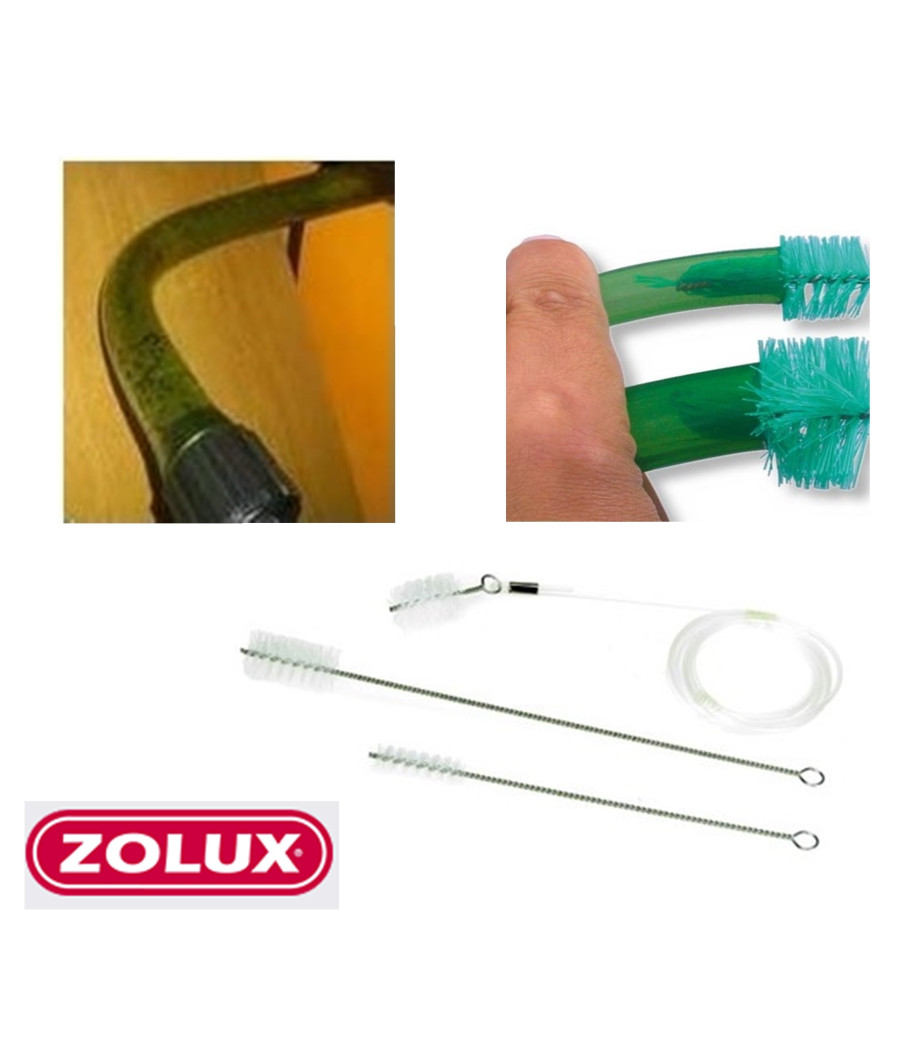 ZOLUX Zestaw 3 szczotek do czyszczenia rur, pomp