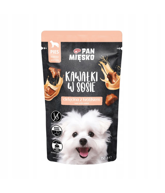 Pan Mięsko karma mokra cielęcina z królikiem 150g