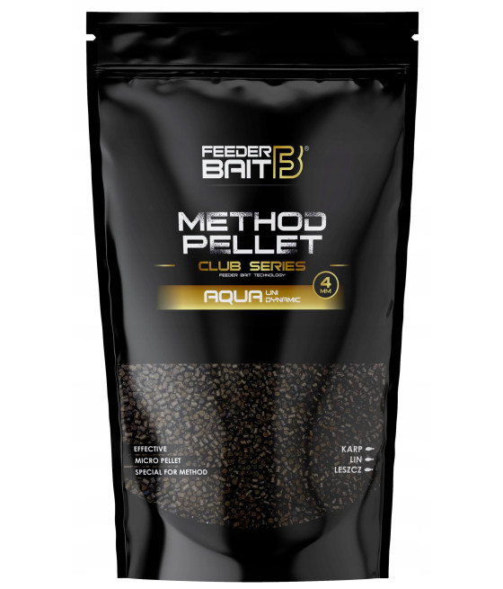 Feeder Bait Method Pellet Club Series AQUA Uni Dynamic 4mm 800g