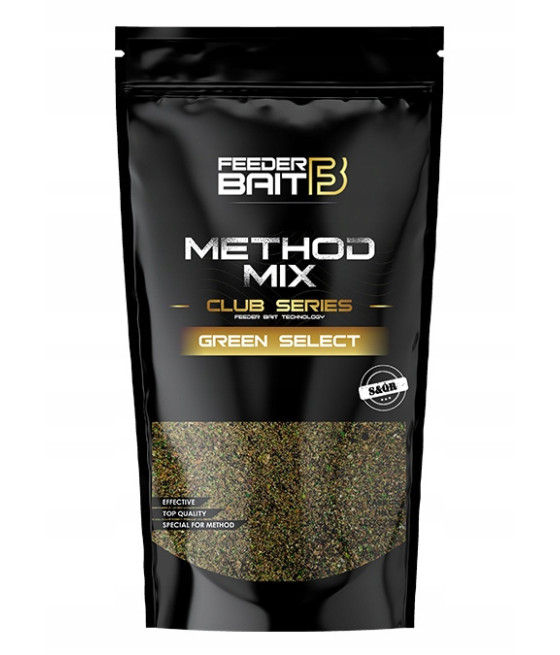 Feeder Bait Method Mix Club Series Green Select 800g zanęta