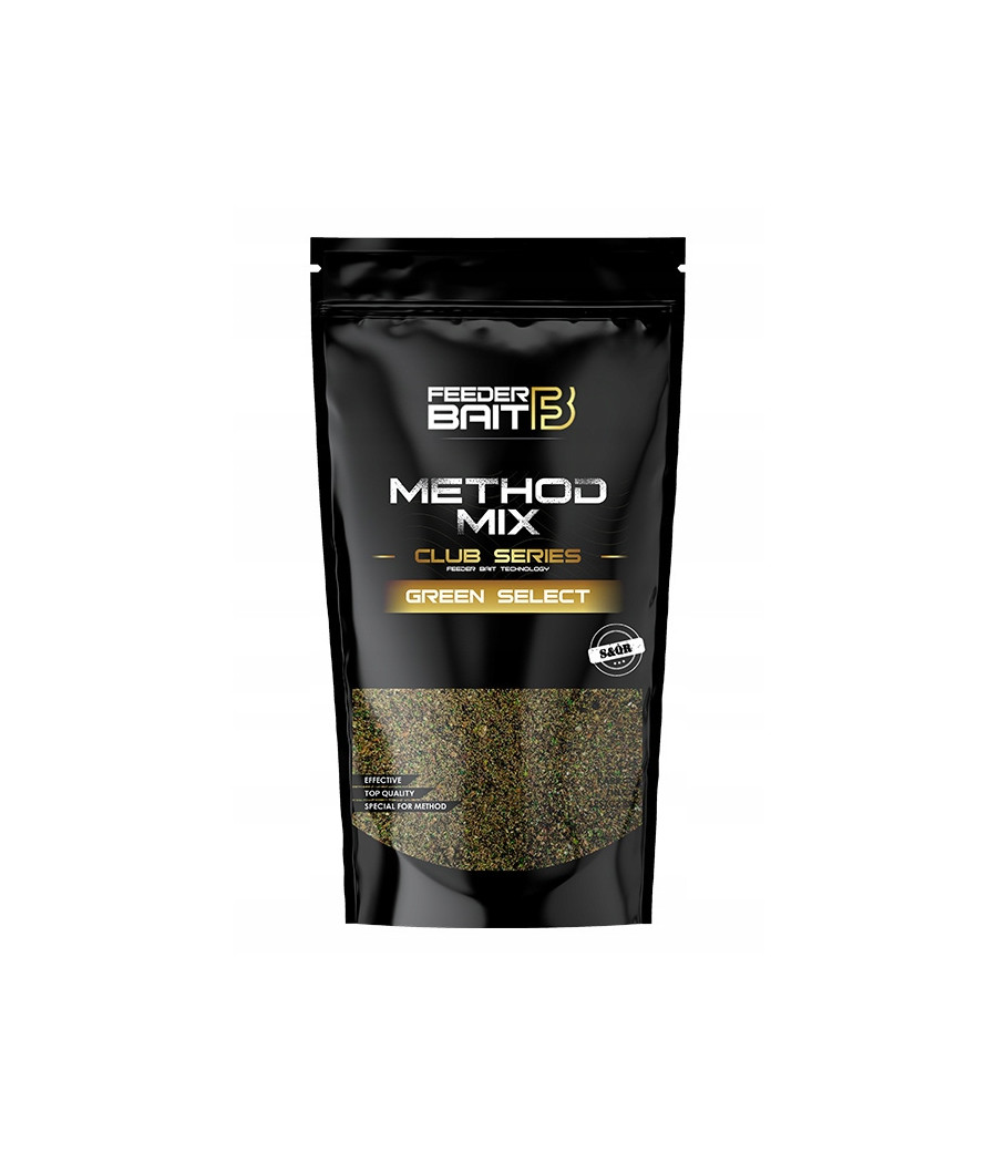 Feeder Bait Method Mix Club Series Green Select 800g zanęta Feeder Bait Method Mix Club Series Green Select 800g zanęta