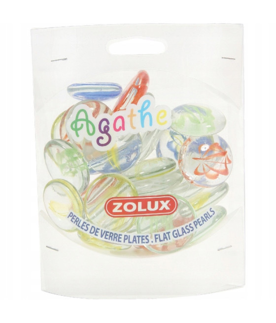 ZOLUX Kamyki szklane Agathe duże