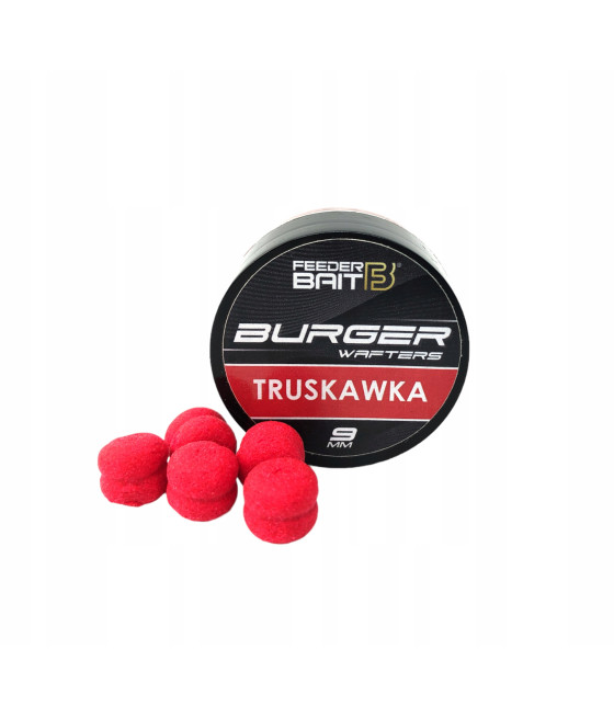 Feeder Bait Burger Wafters 9mm Truskawka