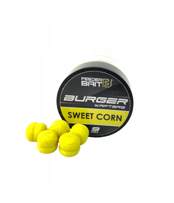 Feeder Bait Burger Wafters 9mm Sweet Corn