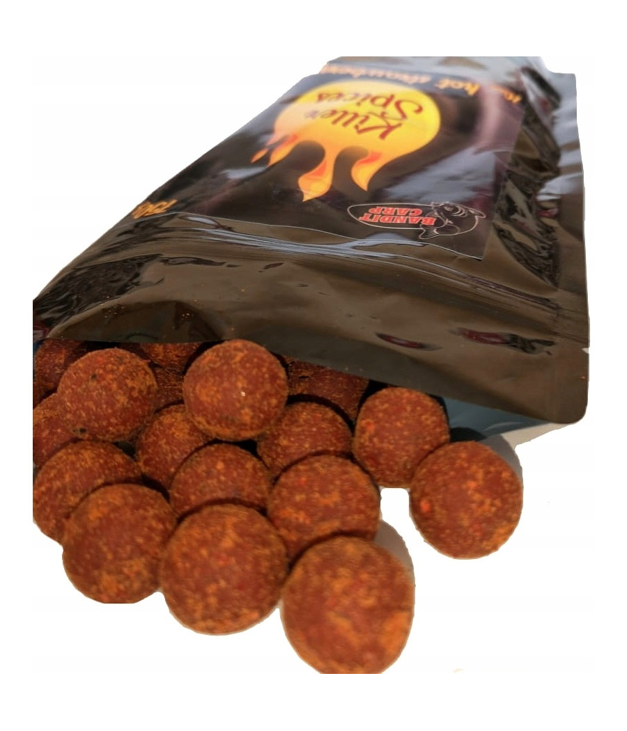 KULKI BANDIT CARP KILLER SPICE HOT SQUID 20mm 750g KULKI BANDIT CARP KILLER SPICE HOT SQUID 20mm 750g