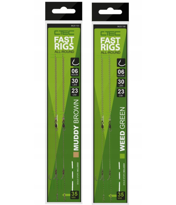 Przypon karpiowy Spro C-Tec Fast hak 6 Weedy