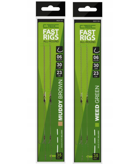 Przypon karpiowy Spro C-Tec Fast hak 6 Weedy