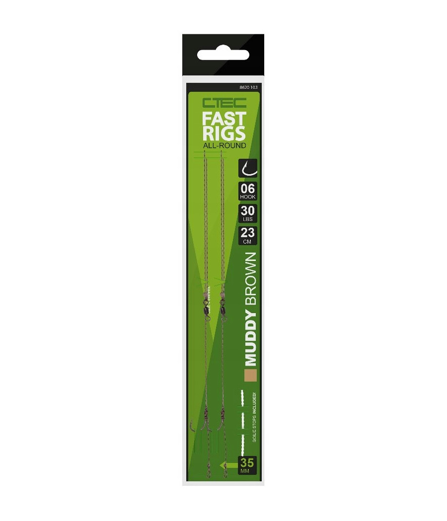 Przypon karpiowy Spro C-Tec Fast hak 8 Muddy