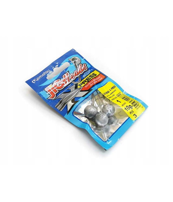 GŁÓWKA JIGOWA X-PRESS 1-10g BLN OP.3SZT KAMATSU