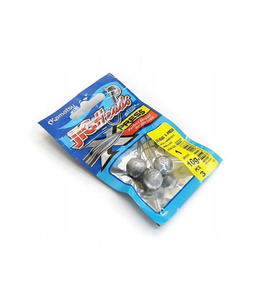 GŁÓWKA JIGOWA X-PRESS 1-10g BLN OP.3SZT KAMATSU