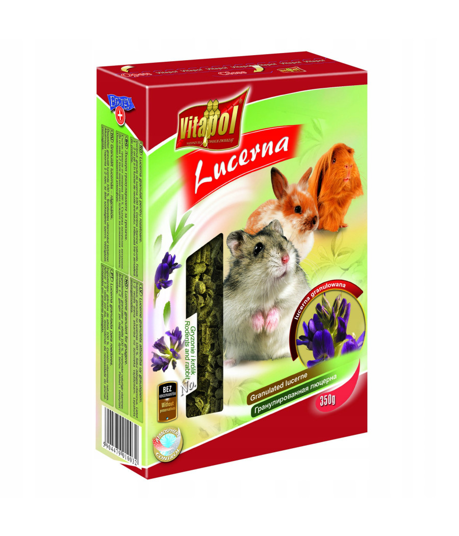 Vitapol Lucerna granulowana dla gryzoni 350g Vitapol Lucerna granulowana dla gryzoni 350g