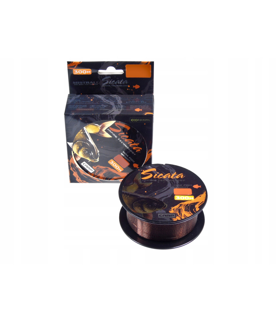 Żyłka Mistrall Sicata Carp 0,22 mm x 300 m Żyłka Mistrall Sicata Carp 0,22 mm x 300 m