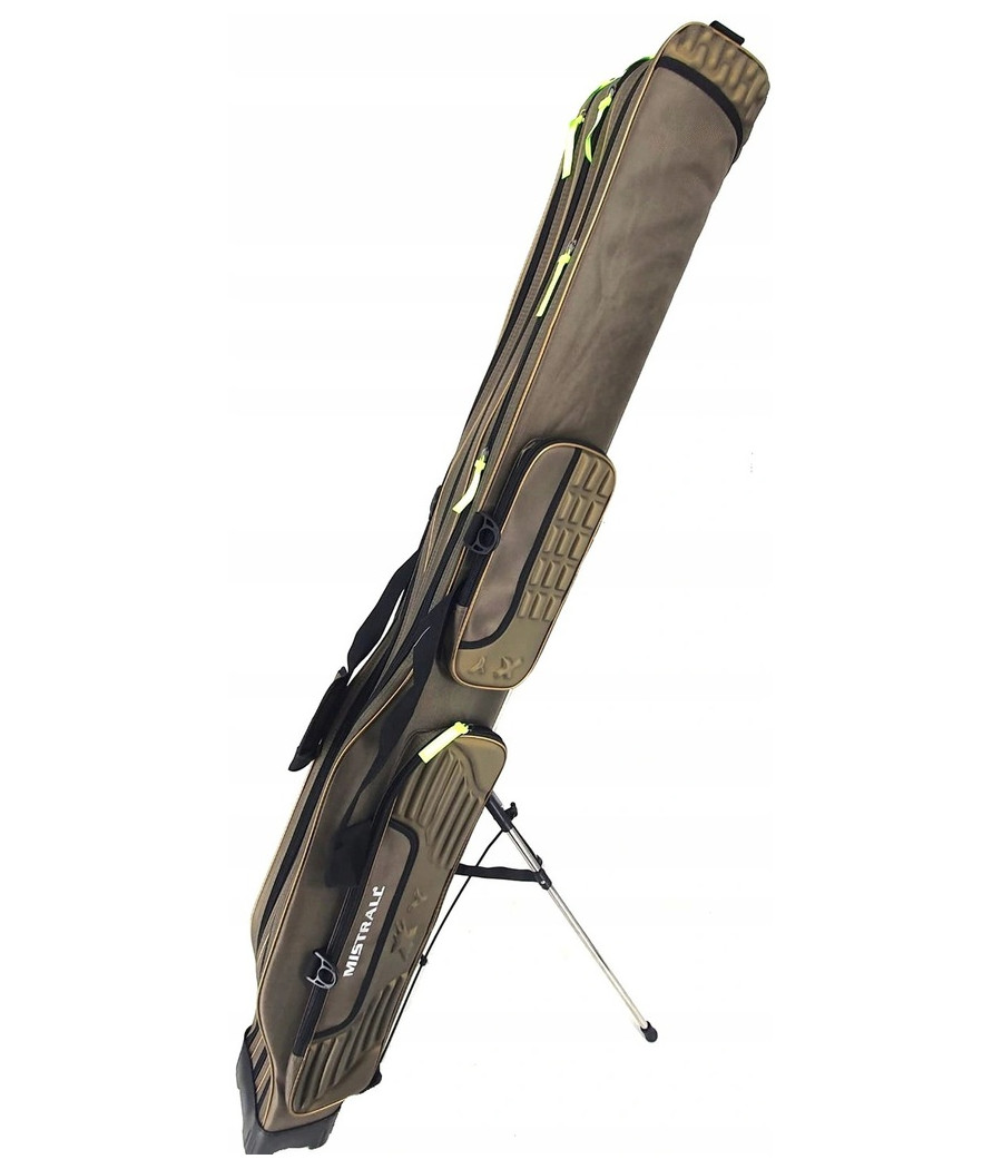 POKROWIEC NA WĘDKI 140CM 3-KOMOROWY MISTRALL STELAŻ