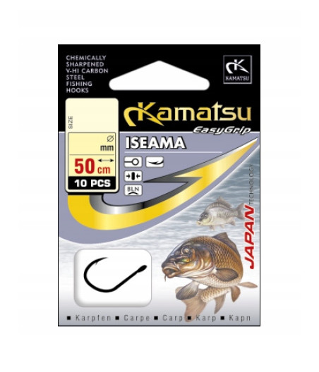 Kamatsu Iseama z przyponem nr 2 - 0,22 mm / 50 cm / 10 szt.