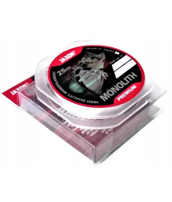 Żyłka Jaxon Monolith Premium 0,10mm/25m na przypon