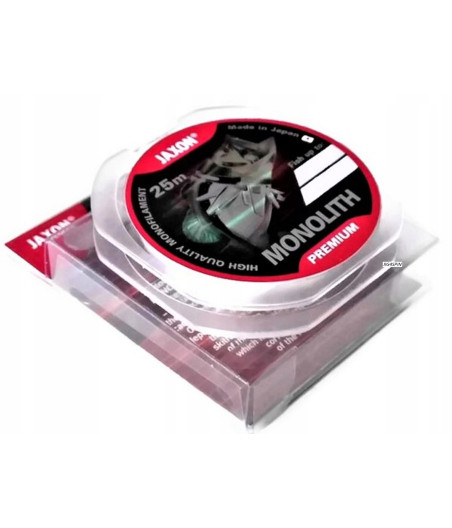 Żyłka Jaxon Monolith Premium 0,10mm/25m na przypon