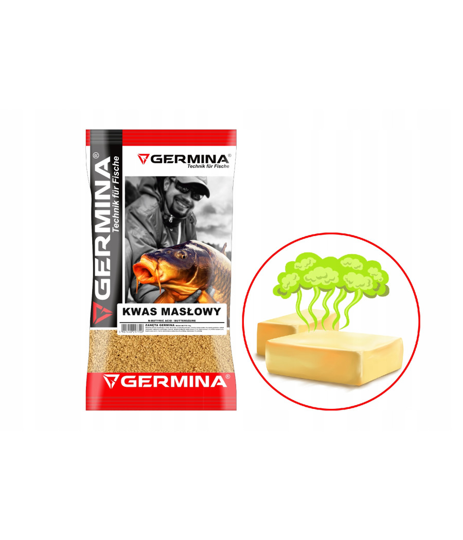 Zanęta Genlog metoda spławikowa i gruntowa 1 kg GERMINA KWAS MASŁOWY