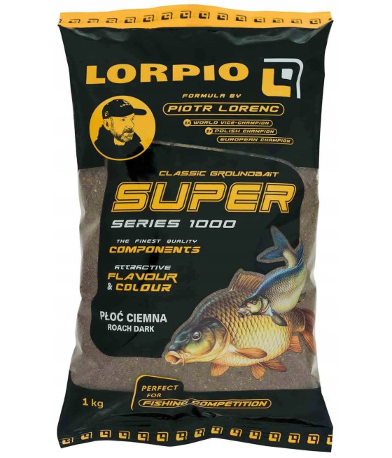 Zanęta Lorpio Super Płoć Black 1kg
