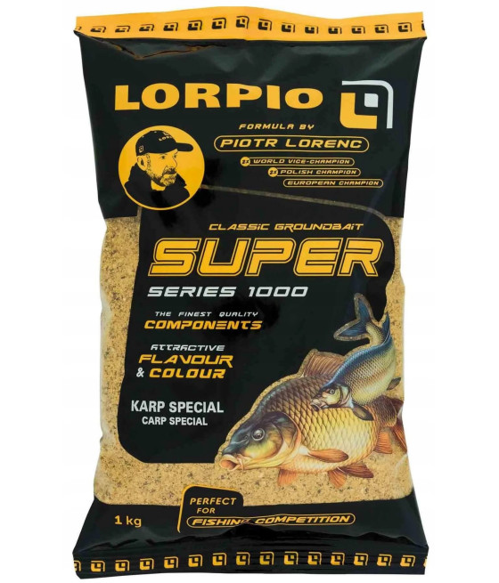 Zanęta super karp specjal 1000g LORPIO