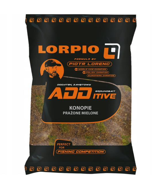 KONOPIE PRAŻONE MIELONE 600g LORPIO SKUTECZNE