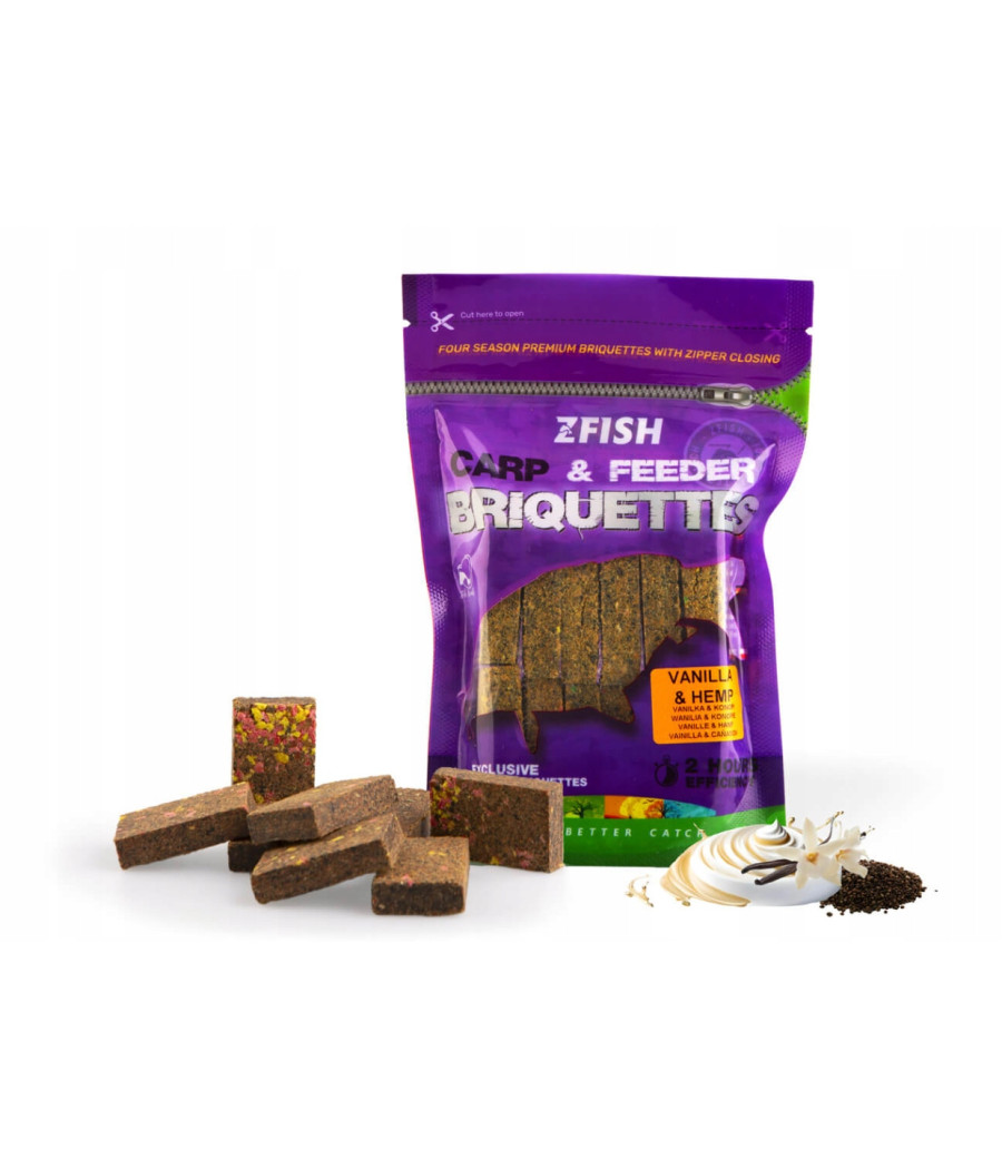 ZFISH Brykiety 220g - Vanilla & Hemp ZFISH Brykiety 220g - Vanilla & Hemp