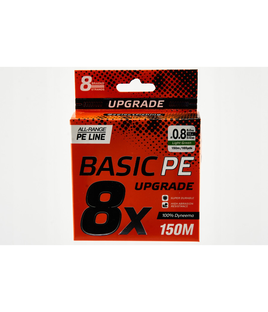 Select Basic PE 8x 150m 0,12mm 6kg Light Green