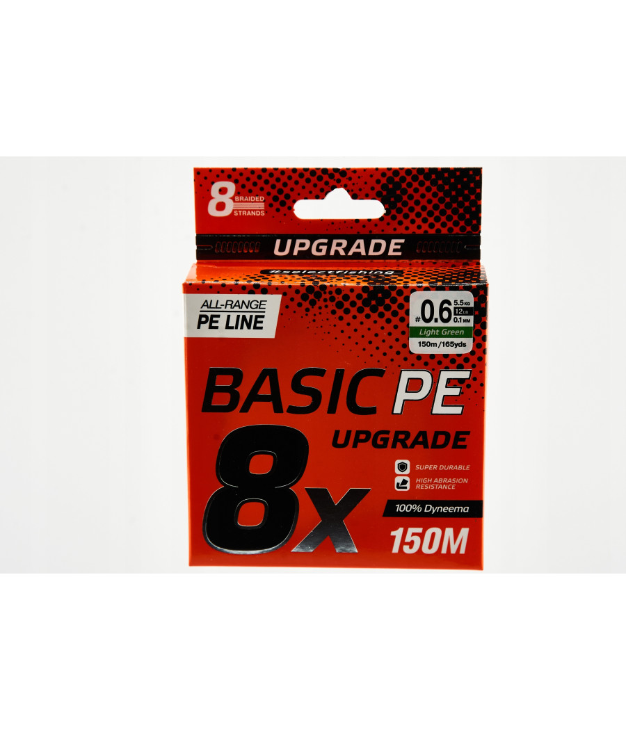 Select Basic PE 8x 150m 0,10mm 5.5kg Light Green