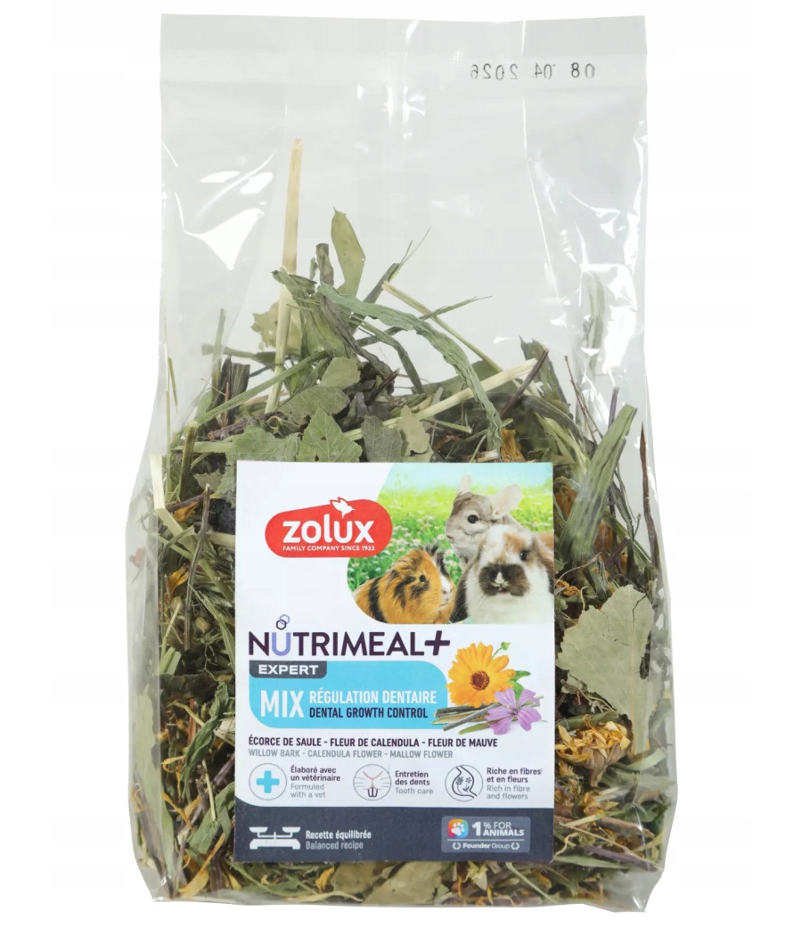 ZOLUX Mieszanka regulacja zębów, gryzonie, NUTRIMEAL MIX 100 g ZOLUX Mieszanka regulacja zębów, gryzonie, NUTRIMEAL MIX 100 g