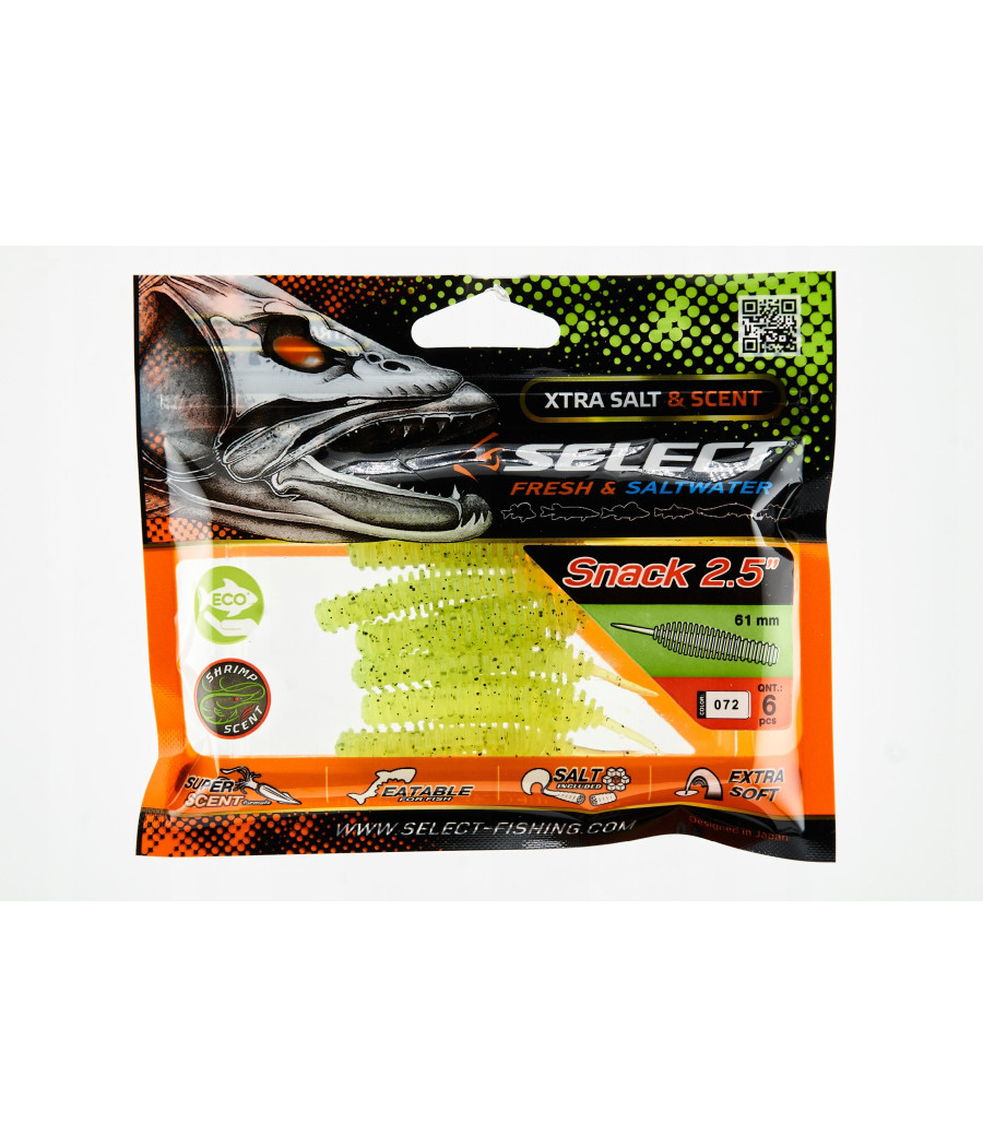 Przynęty gumowe Select Snack 61 mm 072 6 szt.