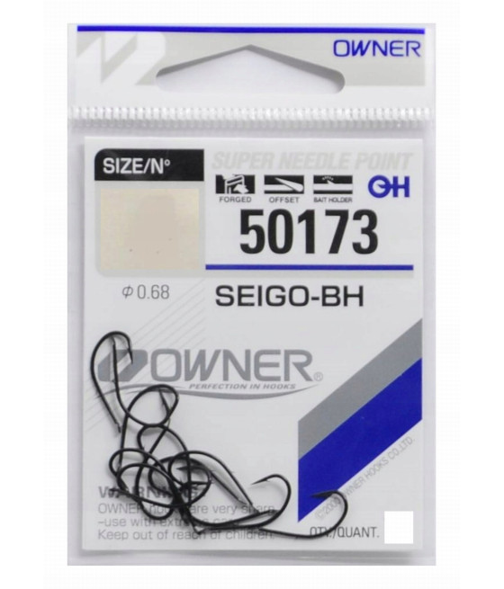 Haczyki z zadziorem Owner 50173 Seigo B-H 12 szt. roz 4