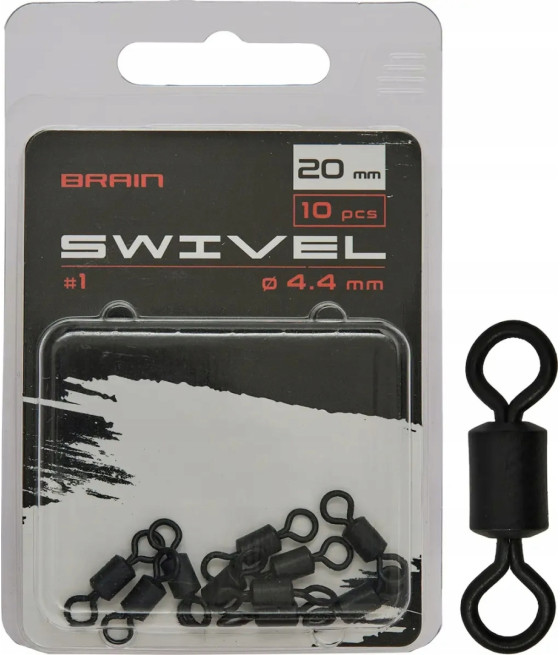 Krętlik rolkowy Brain Swivel roz. 1 20mm 10szt