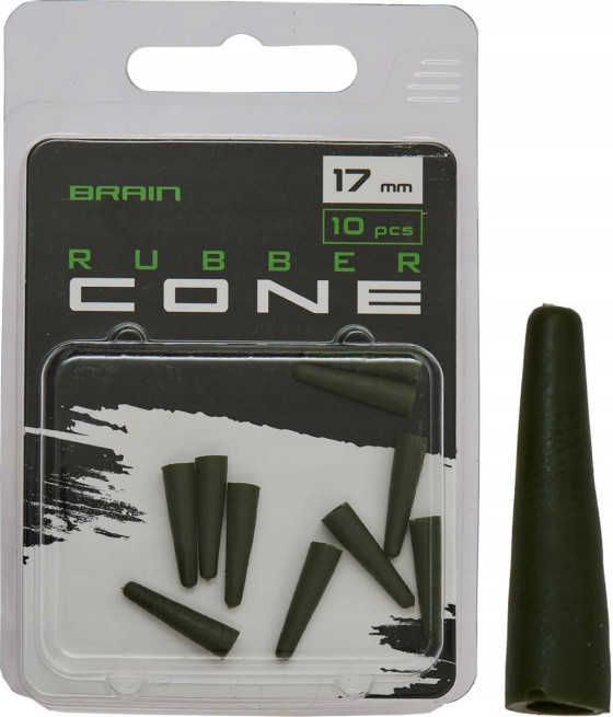 Łącznik gumowy Brain Rubber Cone Zielony 17mm 10szt