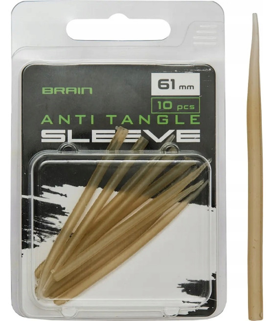 Gumki antysplątaniowe 61mm Transparentne 10szt BRAIN