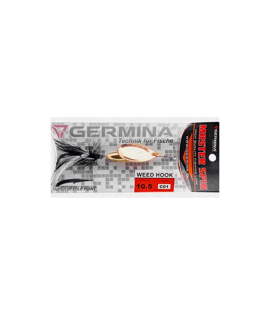 BŁYSTKA OBROTOWA WEED HOOK GLD 10,5g GERMINA