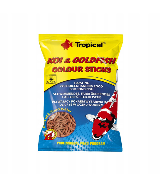 Pokarm Tropical Koi & Goldfish Colour Sticks 90 g
