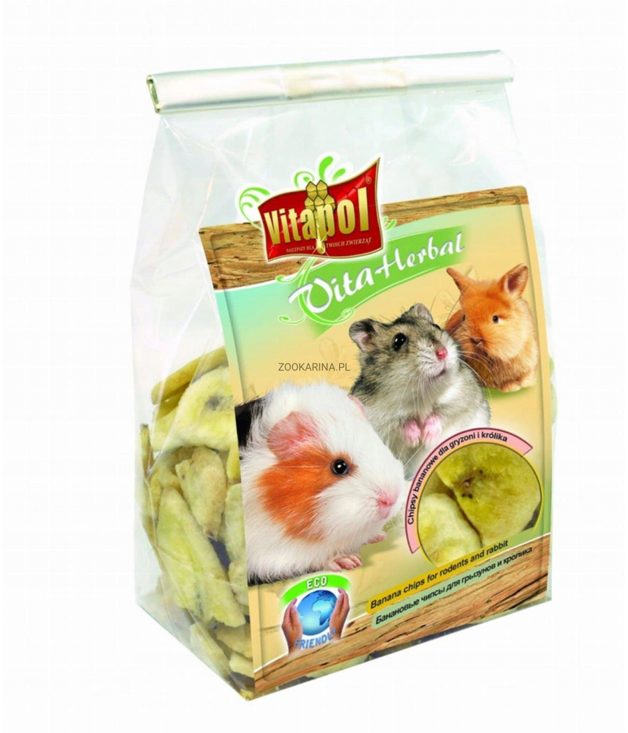 Przysmaki owocowe Vitapol Vita Herbal chipsy bananowe 150 g